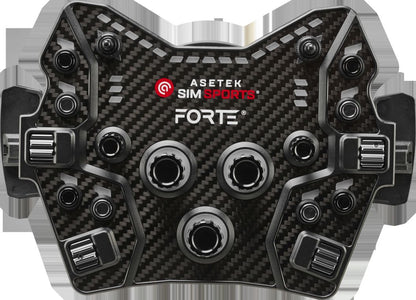 Asetek Forte® GT Button Box (Black, Alu. Knöpfe)