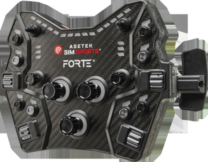 Asetek Forte® GT Button Box (Black, Alu. Knöpfe)