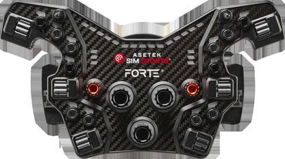 Asetek Forte® Formula Button Box (Schwarz, Alu. Knöpfe)