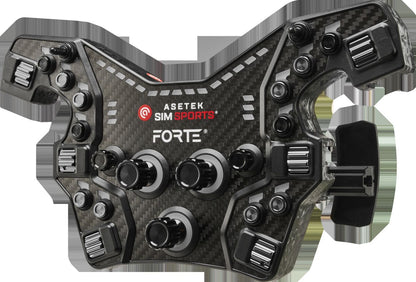 Asetek Forte® Formula Button Box (Schwarz, Alu. Knöpfe)