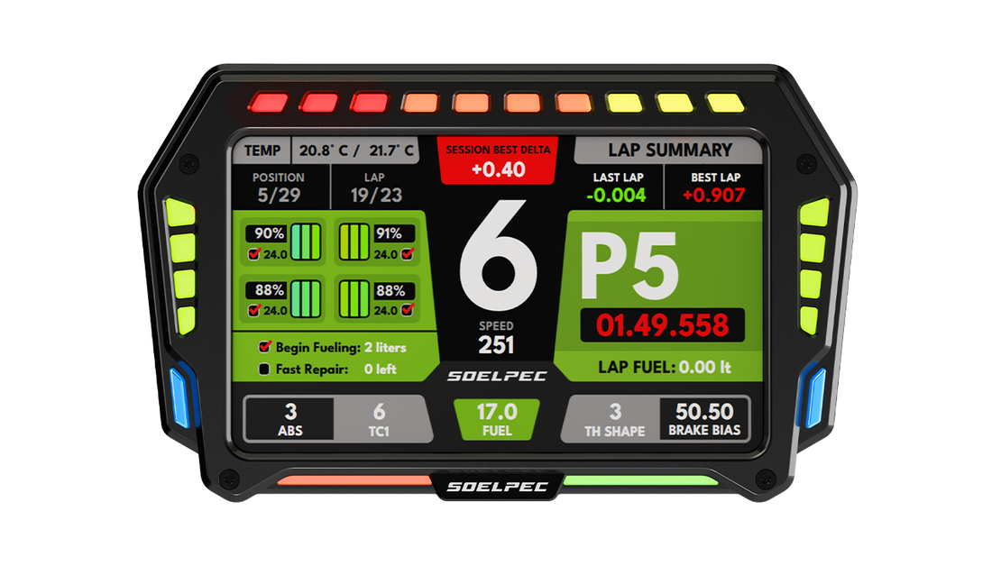 Soelpec XR-7 Kijelző