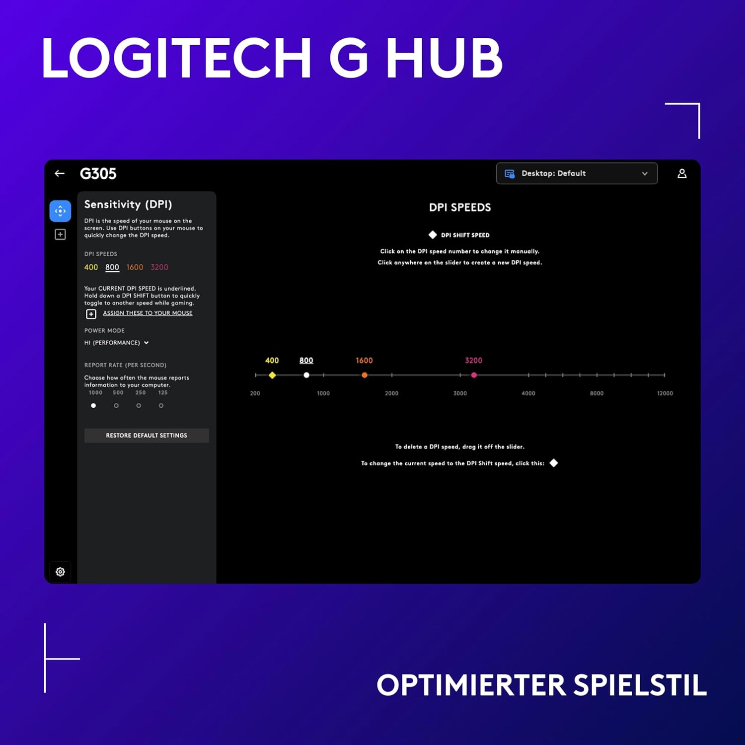 Logitech G305 LIGHTSPEED Kabellose Gaming-Maus